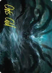 The Watcher in the Water (07/81) Art Card (ALTR) - Gold-Stamped Signature
