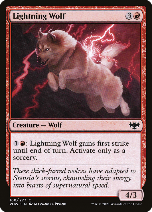 Lightning Wolf - Foil