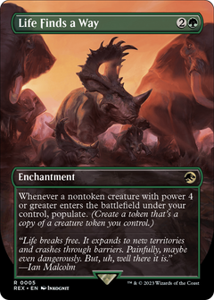 Life Finds a Way (0005) (Borderless) - Foil