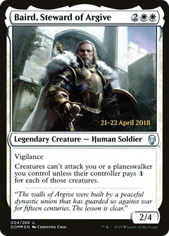Baird, Steward of Argive (004) (Prerelease) - Foil
