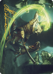 Contest of Claws (72/81) Art Card (ALCI) - Gold-Stamped Signature