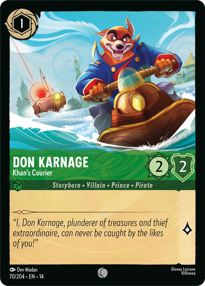 Don Karnage - Khan's Courier