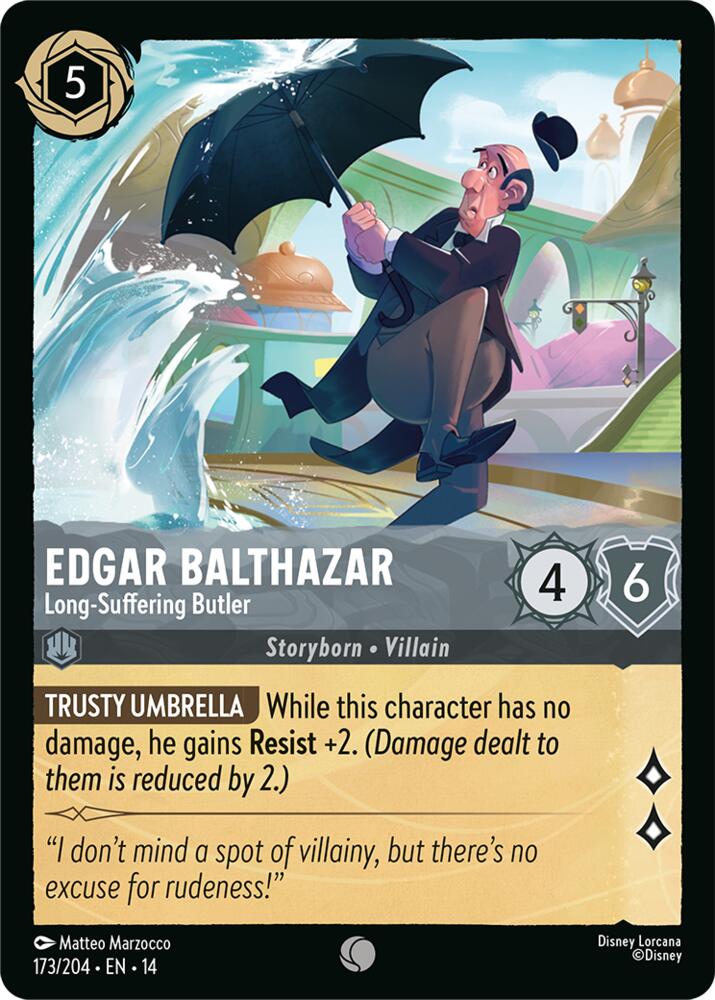 Edgar Balthazar - Long-Suffering Butler
