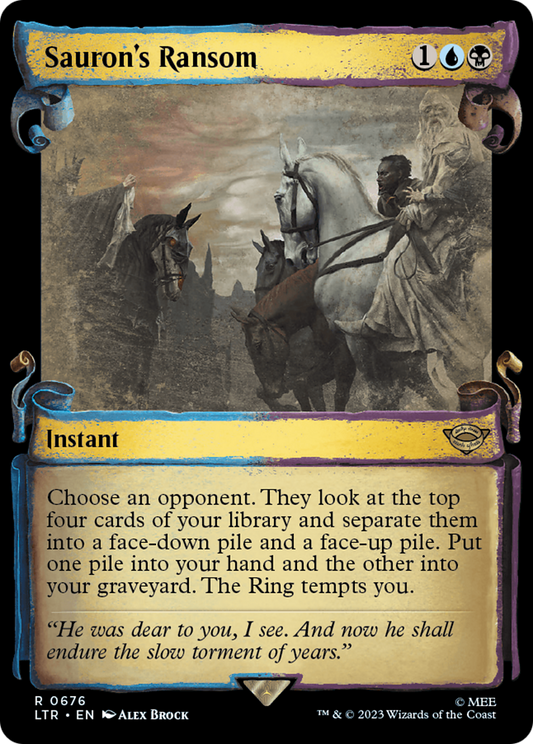Sauron's Ransom (0676) (Showcase) - Silver Foil