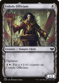 Unholy Officiant (286) (Showcase) - Foil