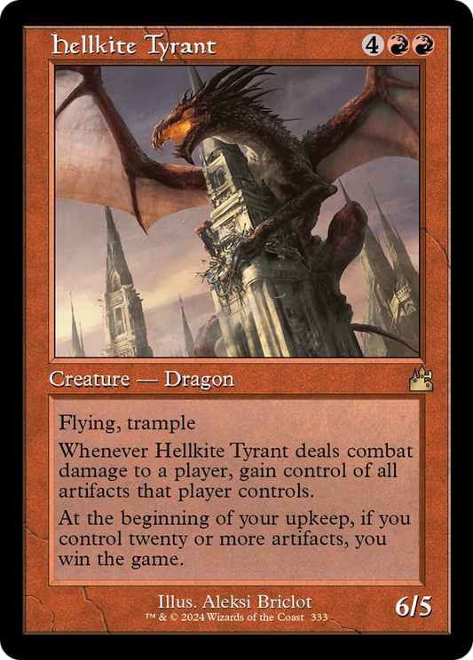 Hellkite Tyrant (0428) (Anime) (Borderless)
