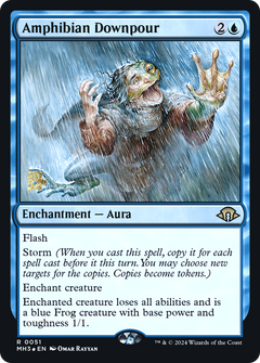 Amphibian Downpour (0051) (Prerelease) - Foil