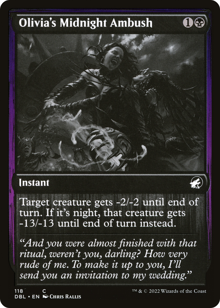 Olivia's Midnight Ambush - Foil