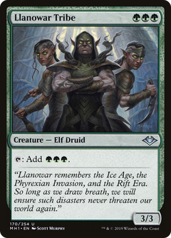 Llanowar Tribe - Foil