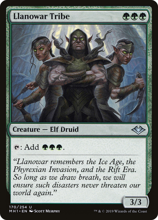 Llanowar Tribe - Foil