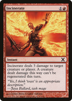 Incinerate