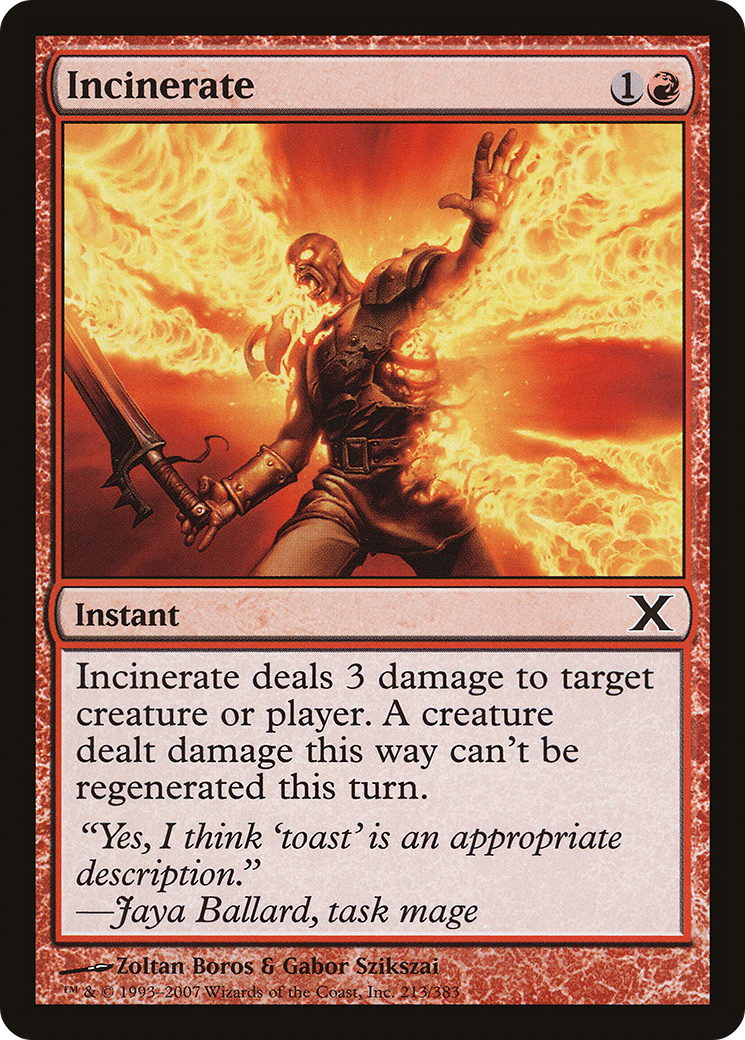 Incinerate - Foil