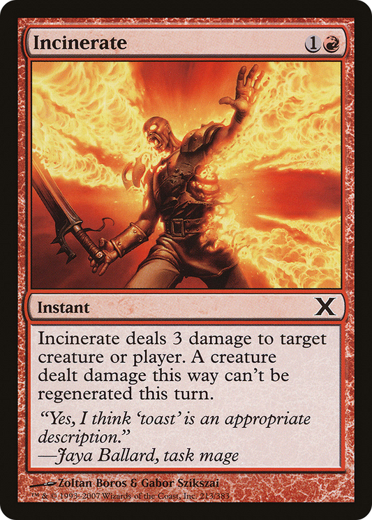 Incinerate - Foil