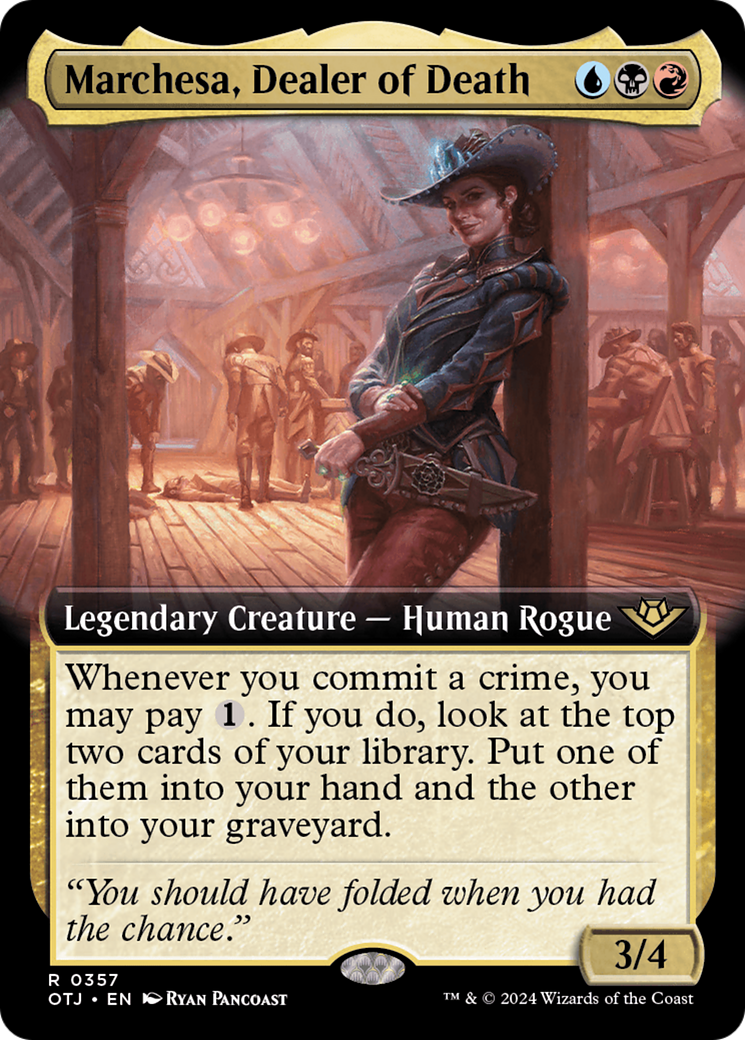 Marchesa, Dealer of Death (0357) (Extended Art) - Foil