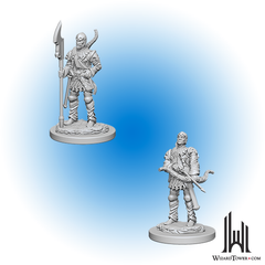 Unpainted Miniature - Pathfinder - Town Guards
