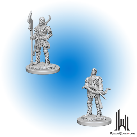 Unpainted Miniature - Pathfinder - Town Guards
