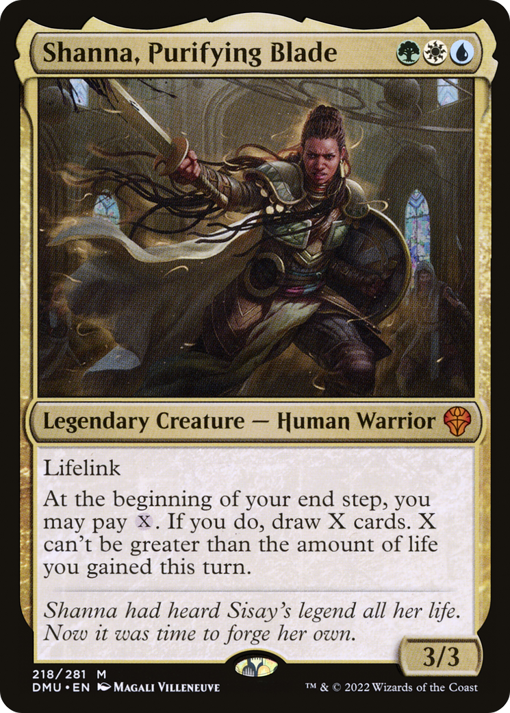 Shanna, Purifying Blade - Foil