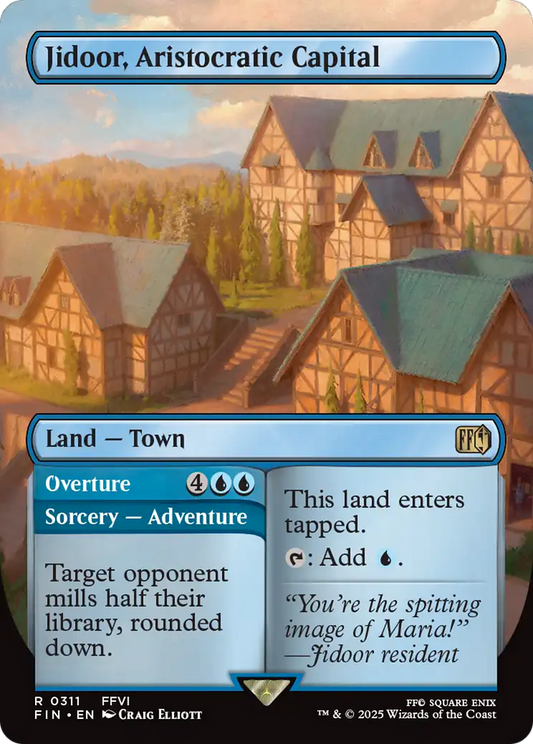 Jidoor, Aristocratic Capital // Overture (0311) (Borderless) - Foil