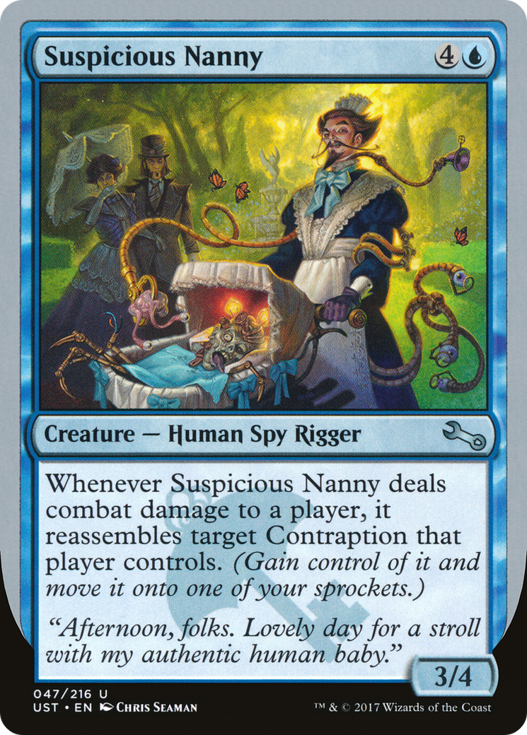 Suspicious Nanny - Foil