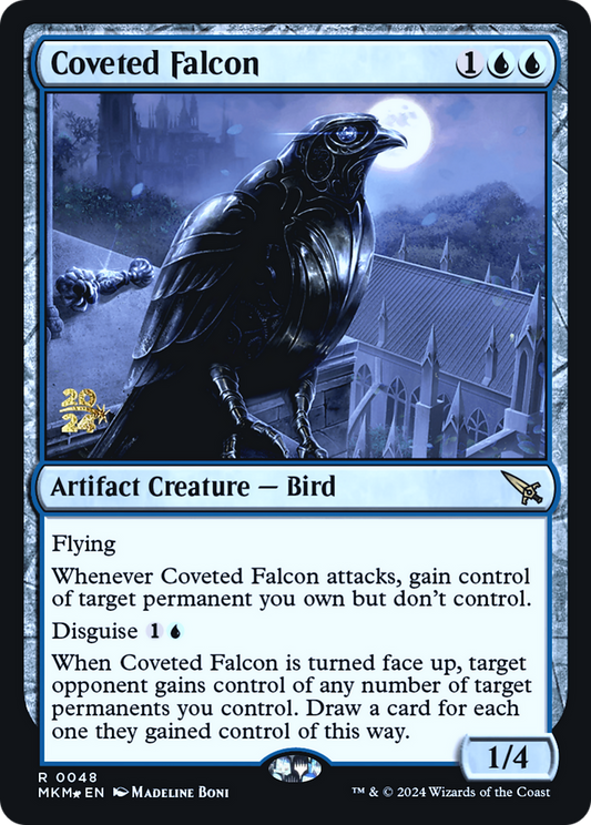 Coveted Falcon (0048) (Prerelease) - Foil