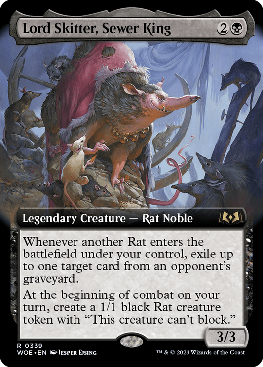 Lord Skitter, Sewer King (0339) (Extended Art)