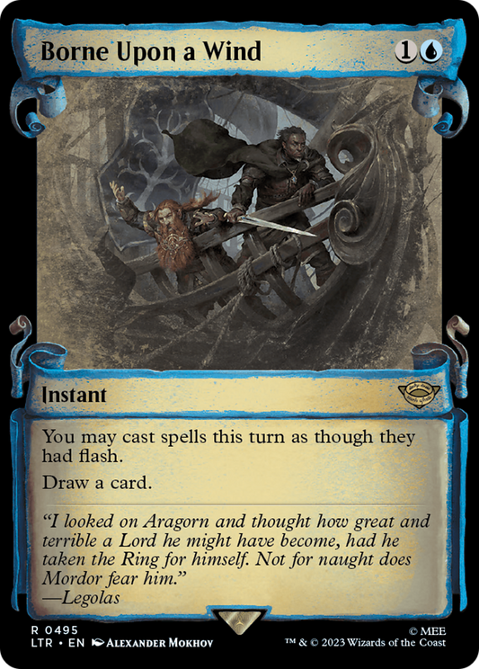Borne Upon a Wind (0495) (Showcase) - Silver Foil