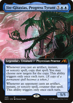 Jin-Gitaxias, Progress Tyrant (445) (Extended Art) - Foil