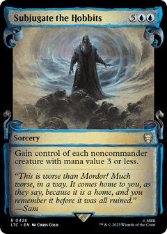 Subjugate the Hobbits (0426) (Showcase) - Silver Foil