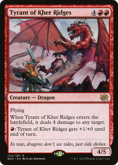 Tyrant of Kher Ridges - Foil