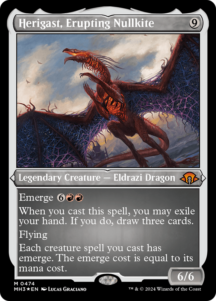 Herigast, Erupting Nullkite (0474) - Foil Etched