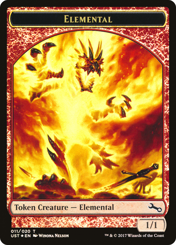 Elemental Token (011) (TUST) - Foil