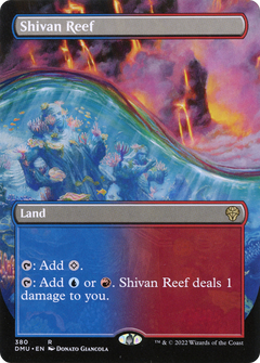 Shivan Reef (380) (Borderless) - Foil
