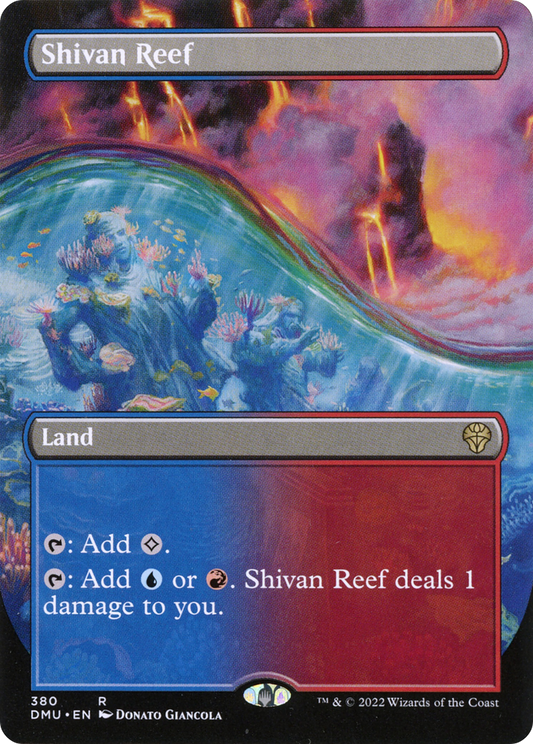 Shivan Reef (380) (Borderless) - Foil