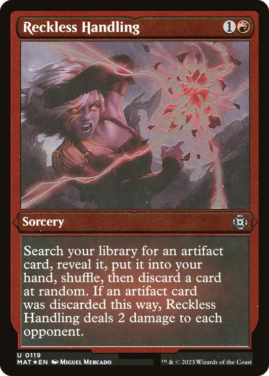 Reckless Handling (0119) - Foil Etched