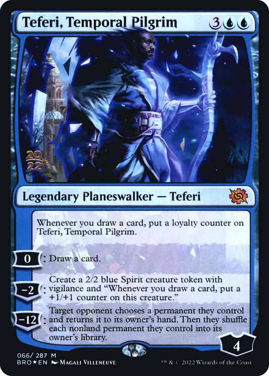 Teferi, Temporal Pilgrim (066) (Prerelease) - Foil