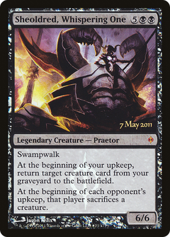 Sheoldred, Whispering One (073) (Prerelease) - Foil