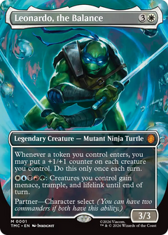 Leonardo, the Balance (0001) (Borderless) (TMC) - Foil