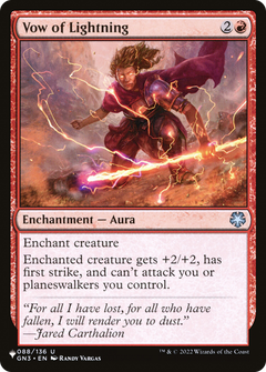 Vow of Lightning (GN3-0088) (PLST)