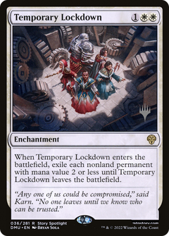 Temporary Lockdown (036) (Promo Pack)