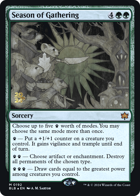 Season of Gathering (0192) (Prerelease) - Foil