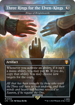 Three Rings for the Elven-Kings [Rings of Brighthearth] (0352) (Borderless) - Foil