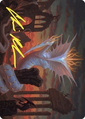 Sliver Gravemother (73/81) Art Card (ACMM) - Gold-Stamped Signature