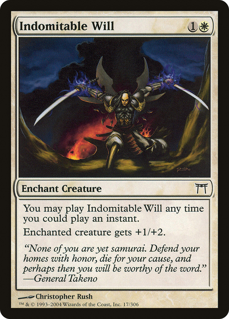 Indomitable Will - Foil