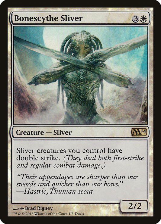 Bonescythe Sliver (001) (Duels) - Foil