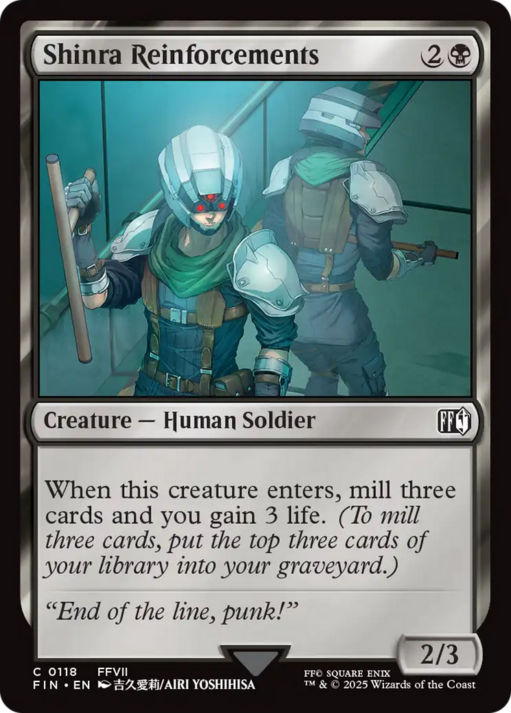 Shinra Reinforcements - Foil