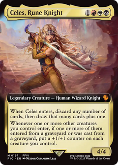 Celes, Rune Knight (0167) (Extended Art) - Foil