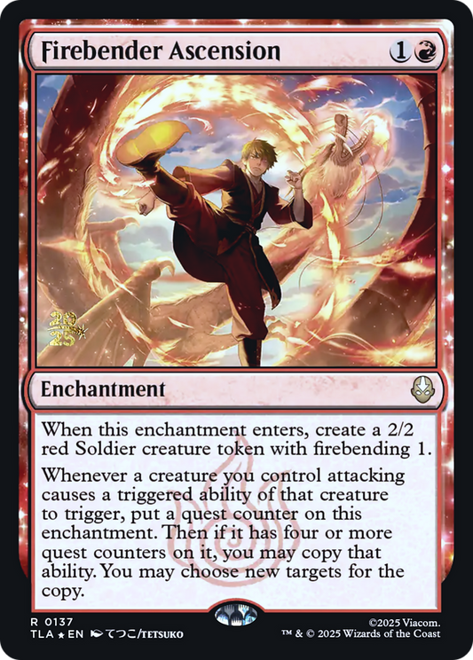 Firebender Ascension (0137) (Prerelease) (PTLA) - Foil