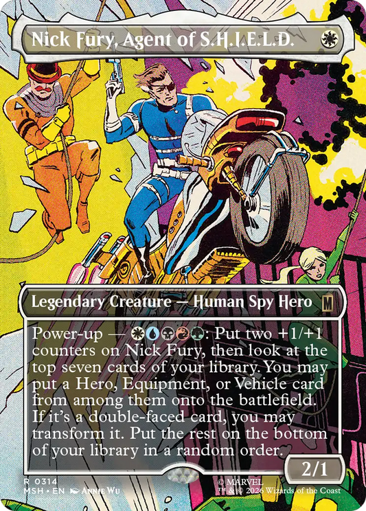 Nick Fury, Agent of S.H.I.E.L.D. (0314) (Borderless) (MSH)