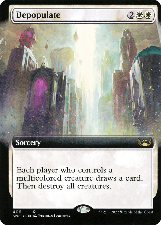 Depopulate (406) (Extended Art) - Foil