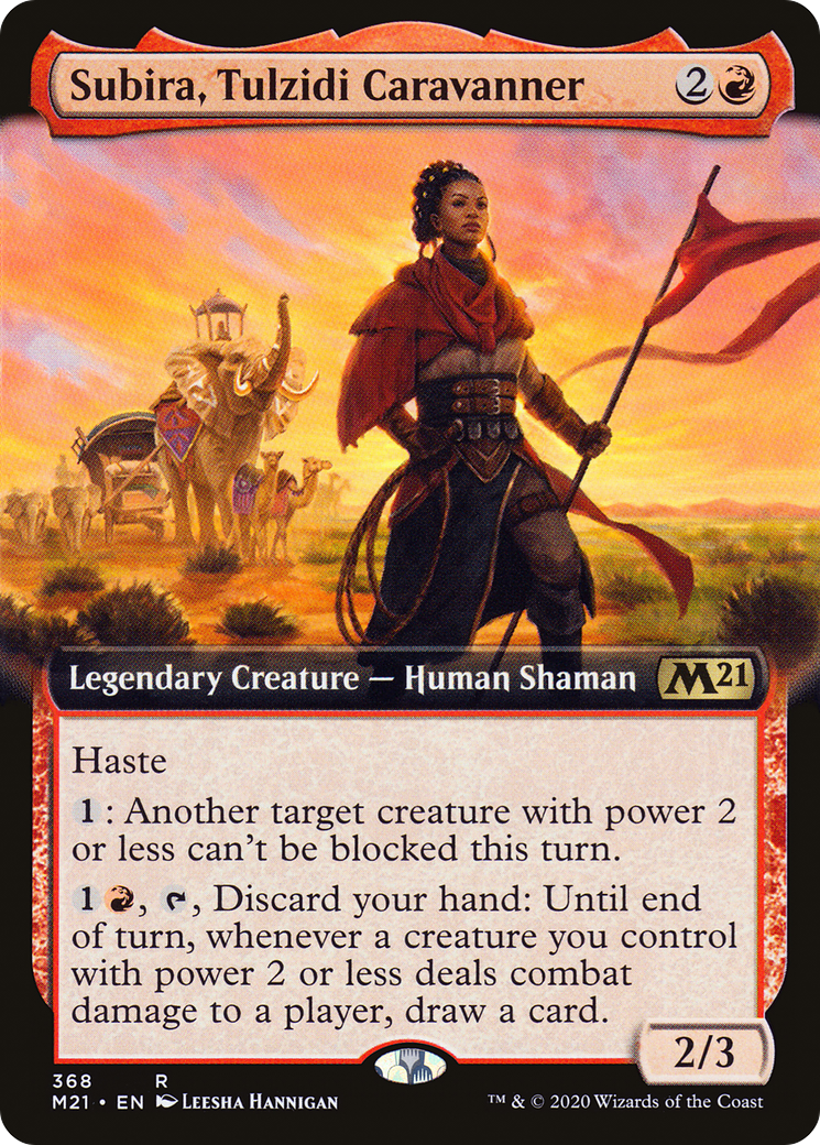 Subira, Tulzidi Caravanner (368) (Extended Art) - Foil